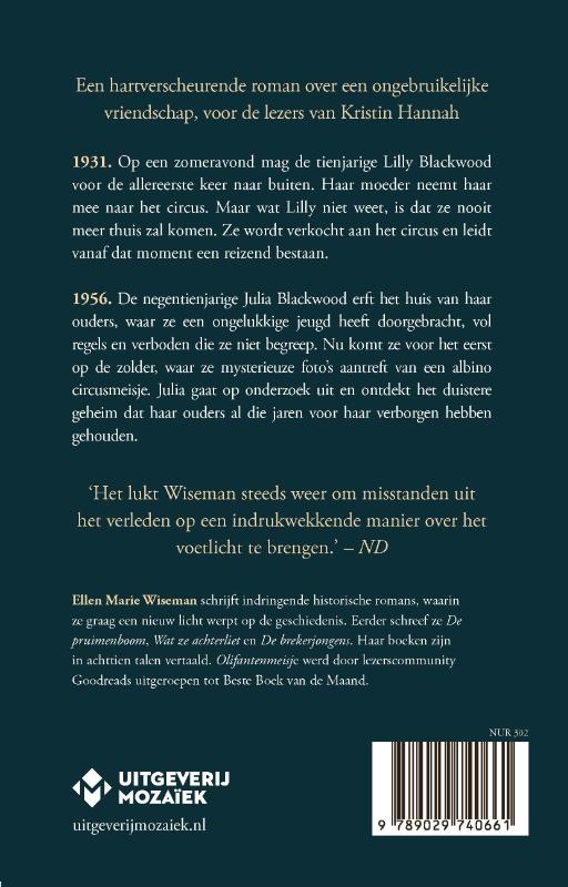 Productafbeelding: achterkant van Olifantenmeisje