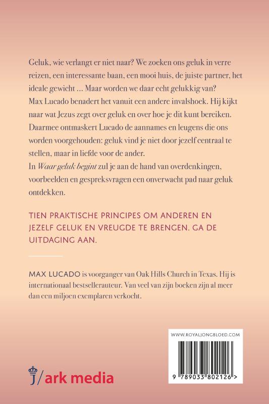 Productafbeelding: achterkant van Waar geluk begint