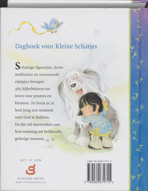 Productafbeelding: achterkant van Dagboek voor kleine schatjes