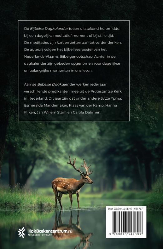 Productafbeelding: achterkant van Bijbelse Dagkalender 2027