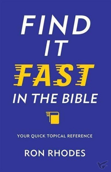 Productafbeelding: voorkant van Find it fast in the bible