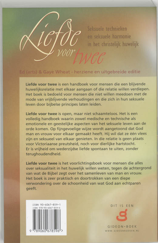 Productafbeelding: achterkant van Liefde voor twee