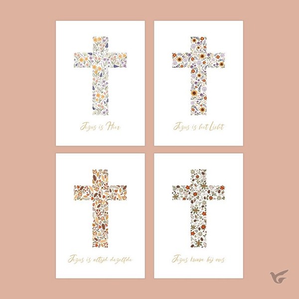 Productafbeelding: voorkant van Vier seizoenen set - 4x A5 Poster