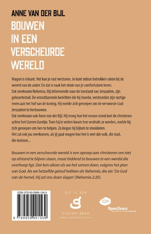 Productafbeelding: achterkant van Bouwen in een verscheurde wereld