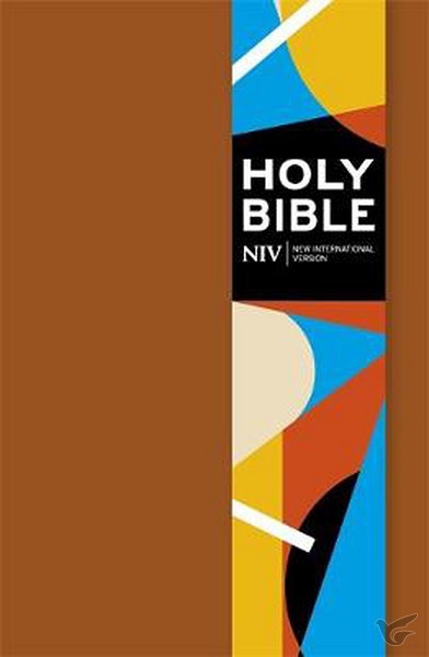 Productafbeelding: voorkant van NIV Pocket Brown Soft-tone Bible with Cl