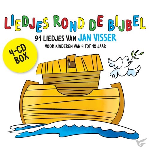 Productafbeelding: voorkant van Liedjes rond de Bijbel 4-CD box