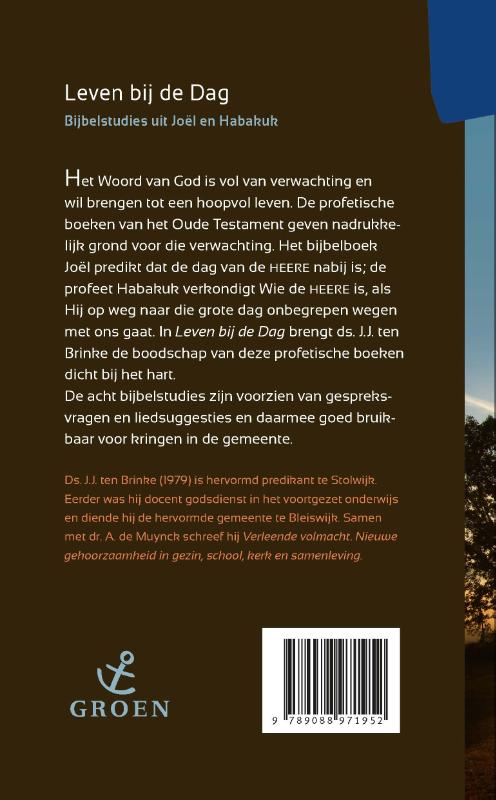 Productafbeelding: achterkant van Leven bij de dag