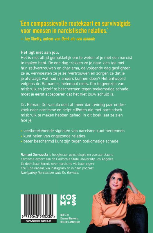 Productafbeelding: achterkant van Bescherm jezelf tegen narcisme en gaslighting