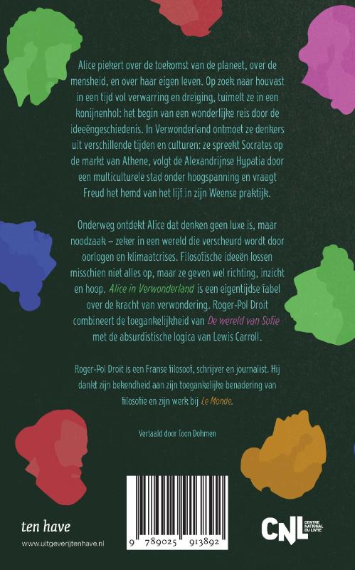 Productafbeelding: achterkant van Alice in verwonderland