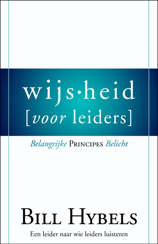Productafbeelding: voorkant van Wijsheid voor leiders