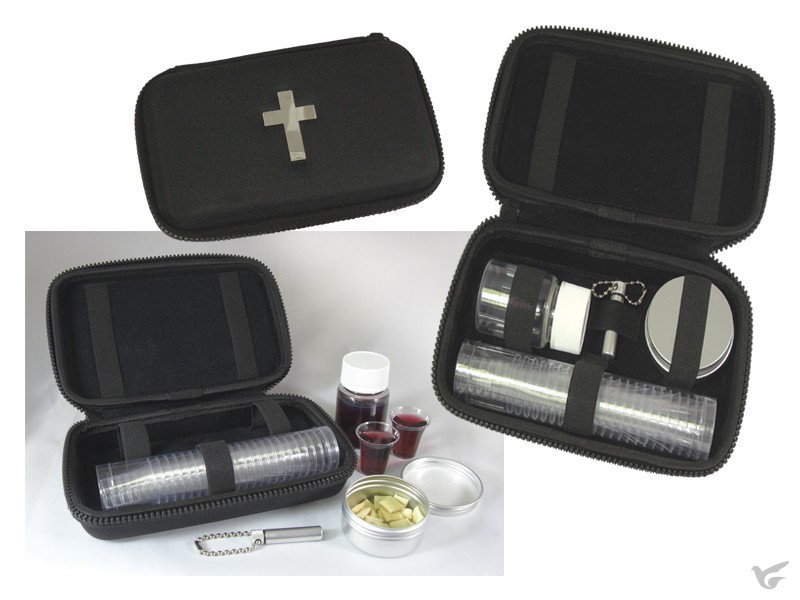 Productafbeelding: voorkant van 24-Cup Portable Communion Set