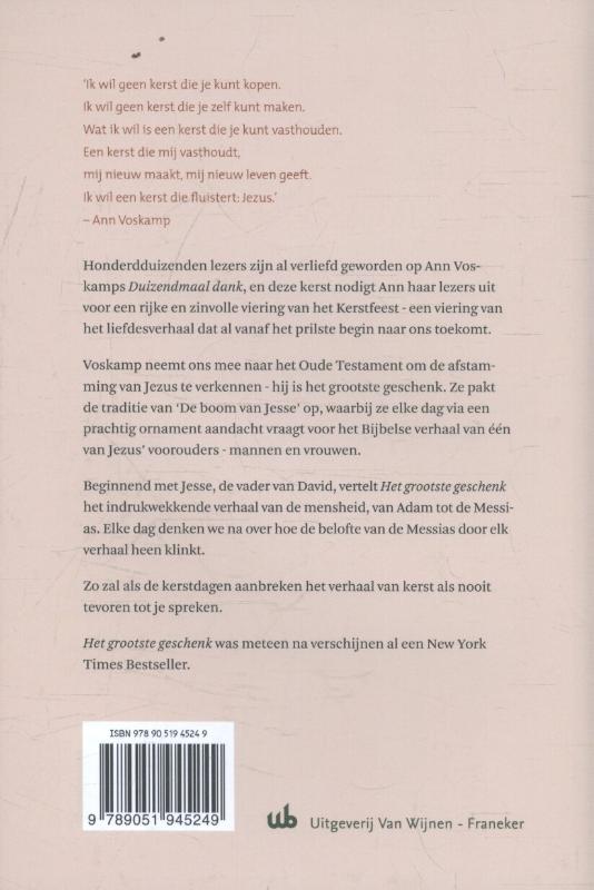 Productafbeelding: achterkant van Het grootste geschenk