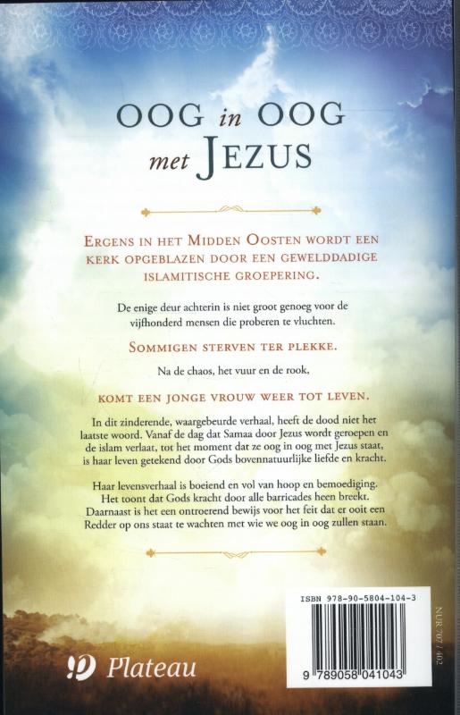 Productafbeelding: achterkant van Oog in oog met Jezus