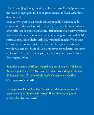 Productafbeelding: achterkant van Zeven wegwijzers