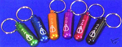 Productafbeelding: voorkant van Keyring with vial - Assorted Colors