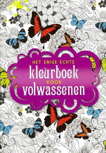 Productafbeelding: voorkant van Enige echte kleurboek voor volwassenen