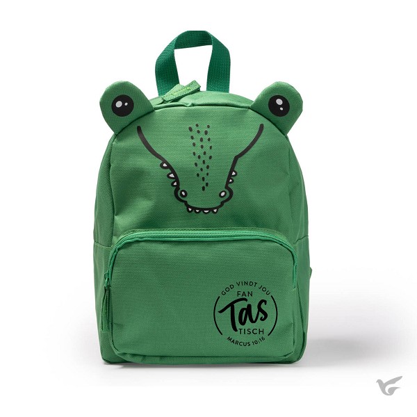 Productafbeelding: voorkant van Dierenrugtasje krokodil