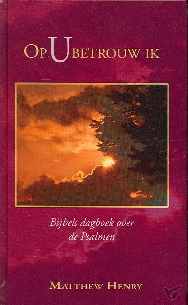 Productafbeelding: voorkant van Op U betrouw ik