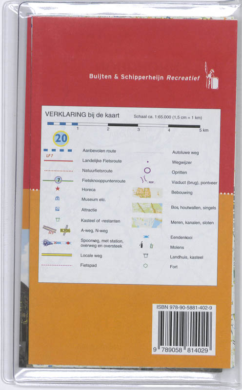 Productafbeelding: achterkant van Alle fietsroutes in de regio Twente