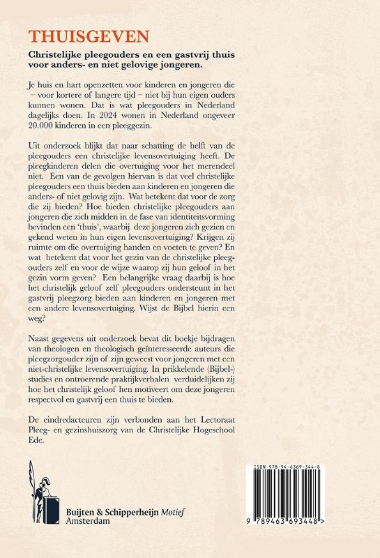 Productafbeelding: achterkant van Thuis geven