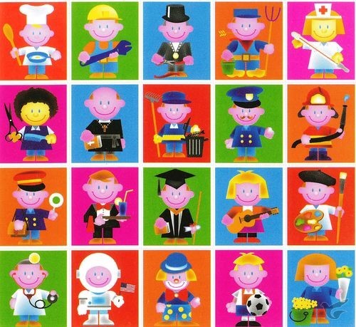 Productafbeelding: voorkant van Stickers beroepen