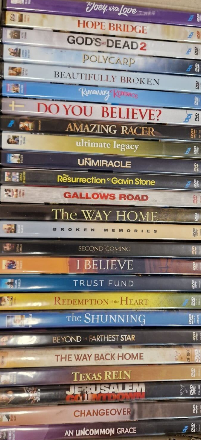 Boxset 2: Christelijke speelfilms - Nieuw (25 DVD-set - BBI)