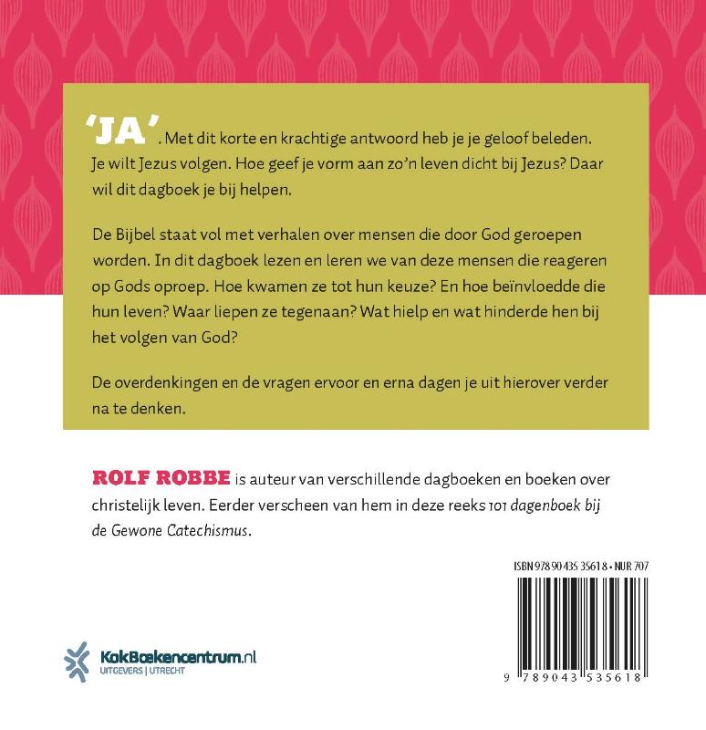 Productafbeelding: achterkant van Ja zeggen en ja doen