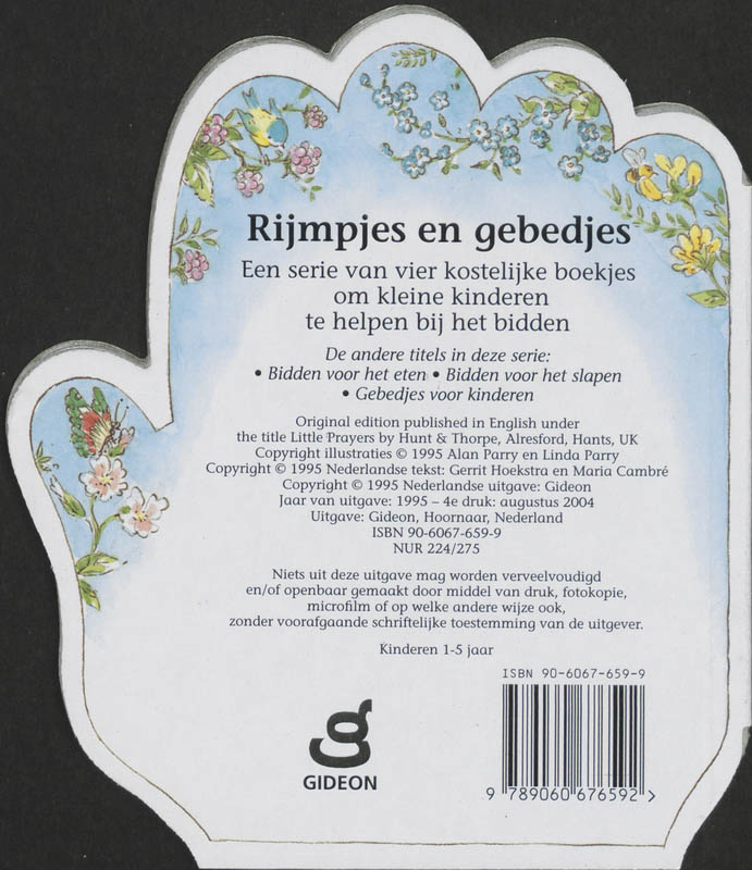 Productafbeelding: achterkant van Praten met God