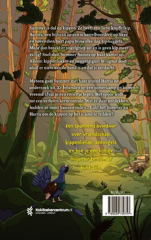 Productafbeelding: achterkant van Summer en de kipnuggetbende