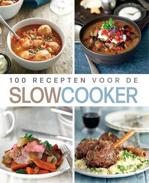 Productafbeelding: voorkant van 100 recepten voor de slowcooker
