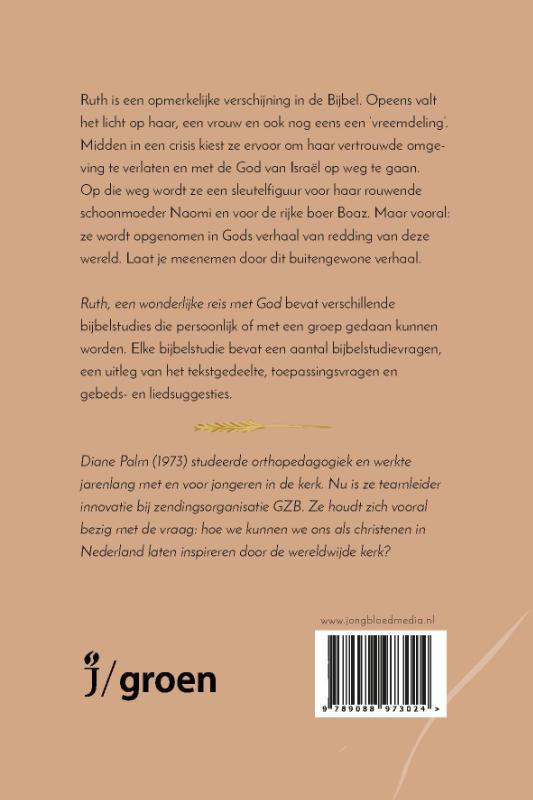 Productafbeelding: achterkant van Ruth, een wonderlijke reis met God