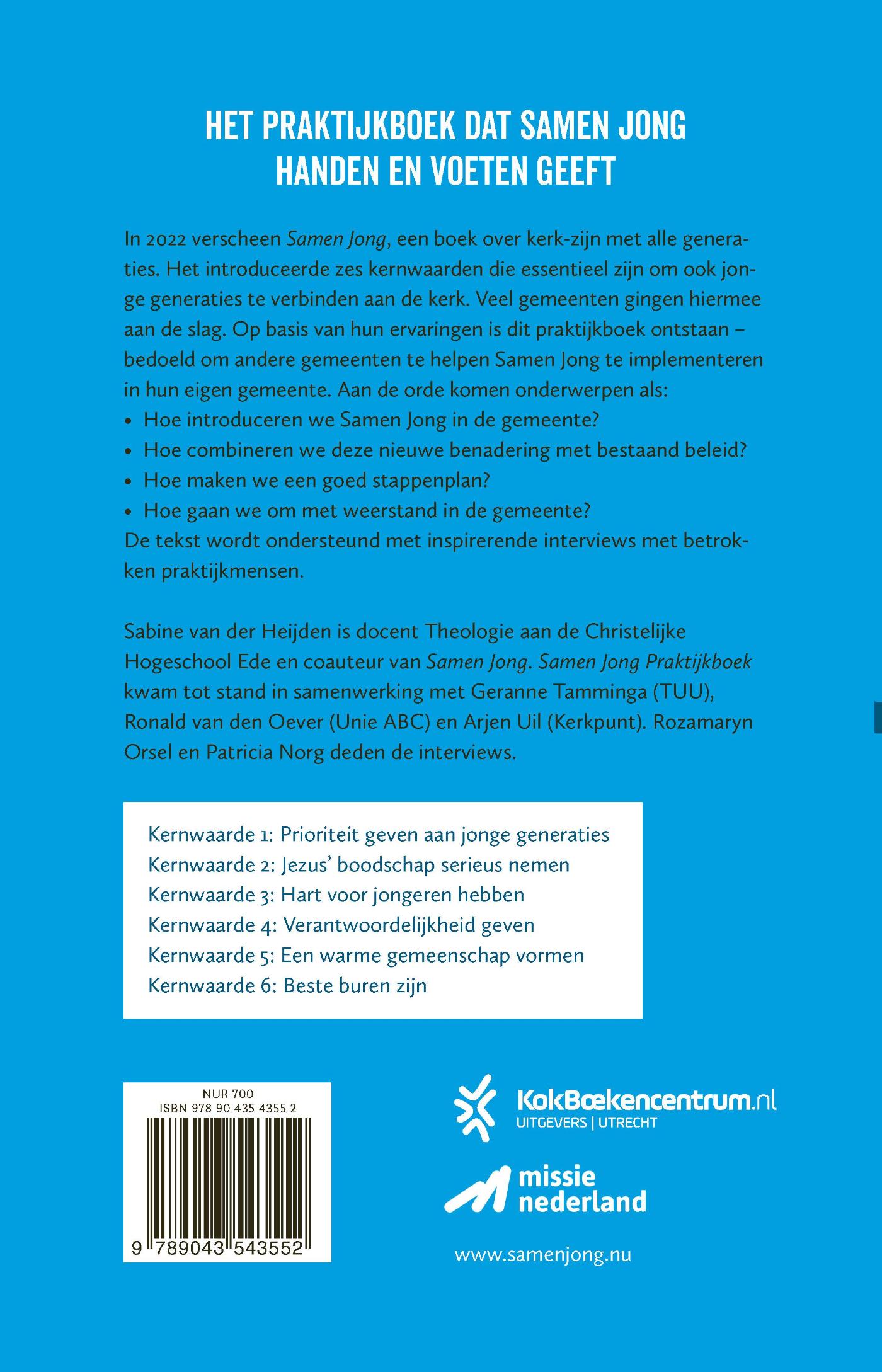 Productafbeelding: achterkant van Samen Jong praktijkboek