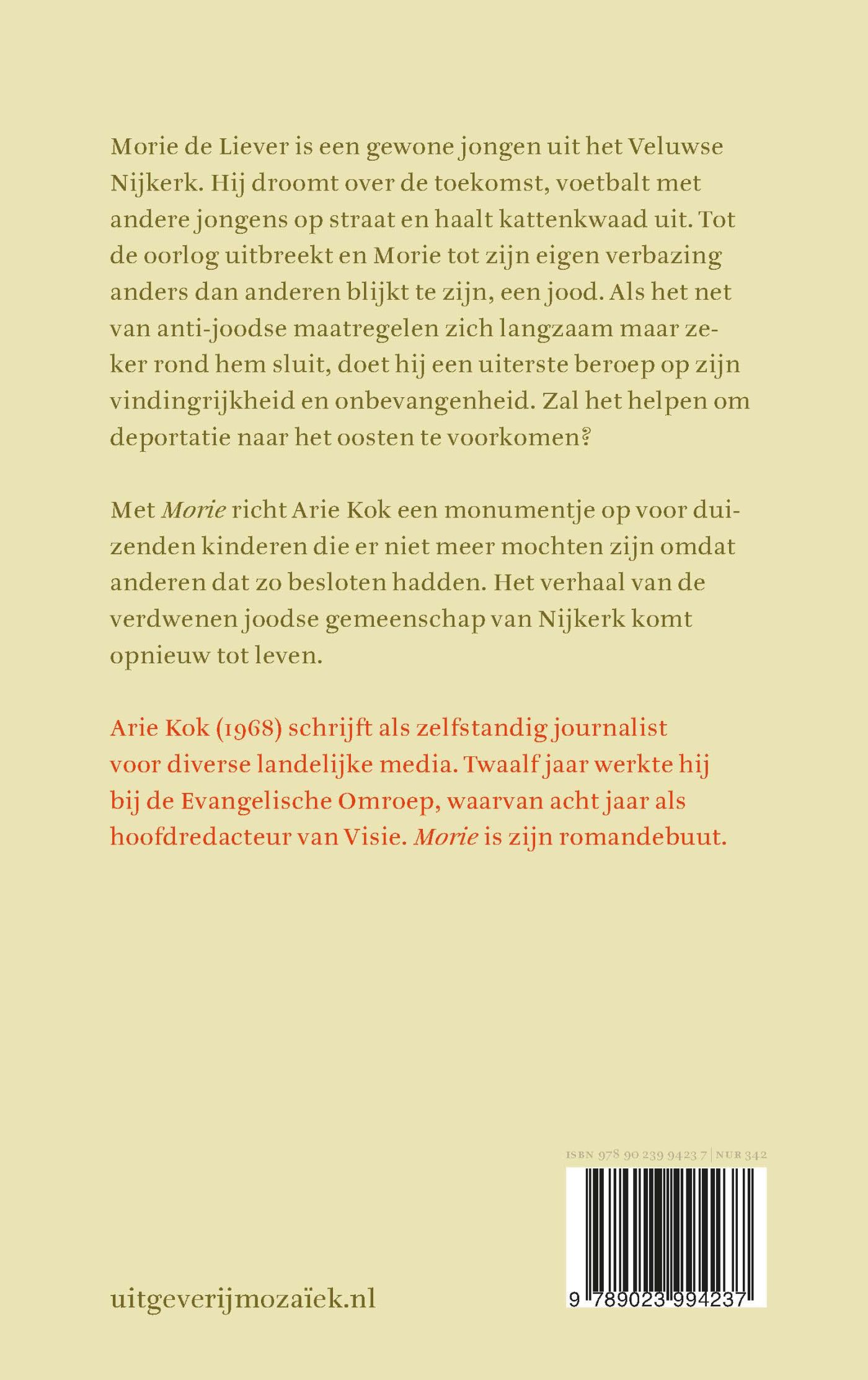 Productafbeelding: achterkant van Morie