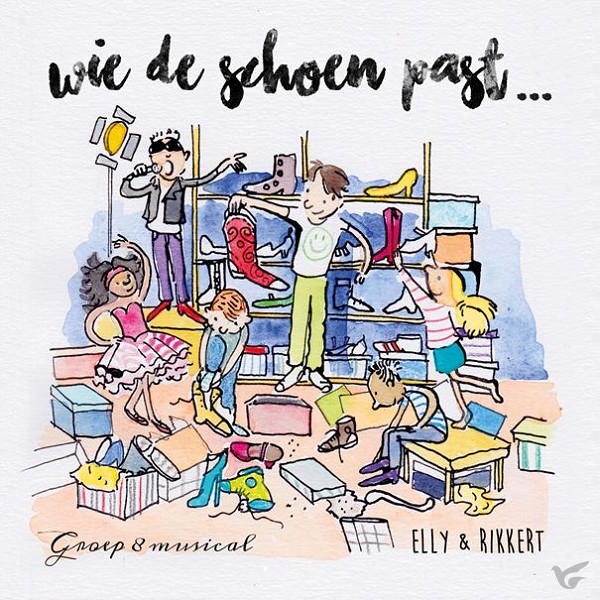 Productafbeelding: voorkant van Wie de schoen past- kinder musical