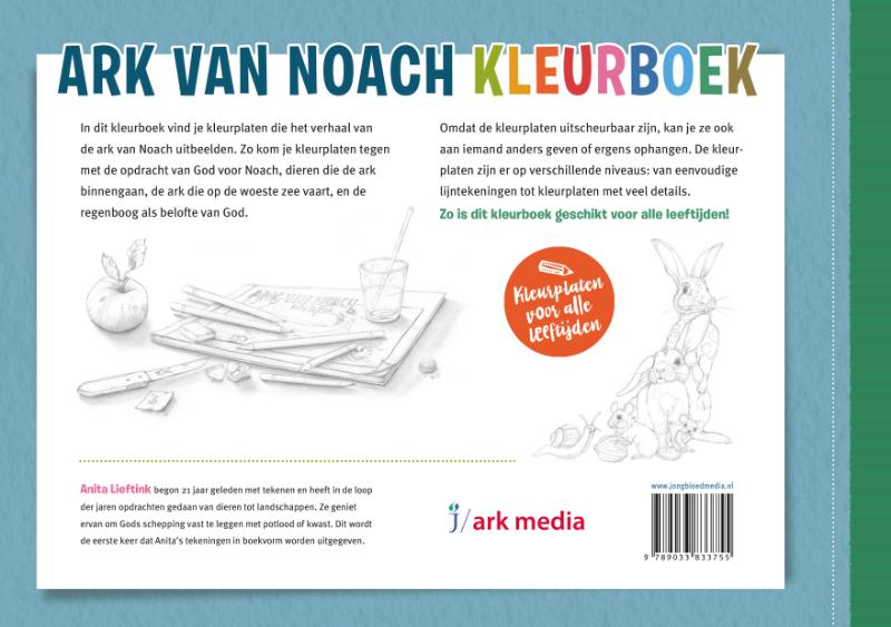 Productafbeelding: achterkant van Ark van Noach Kleurboek