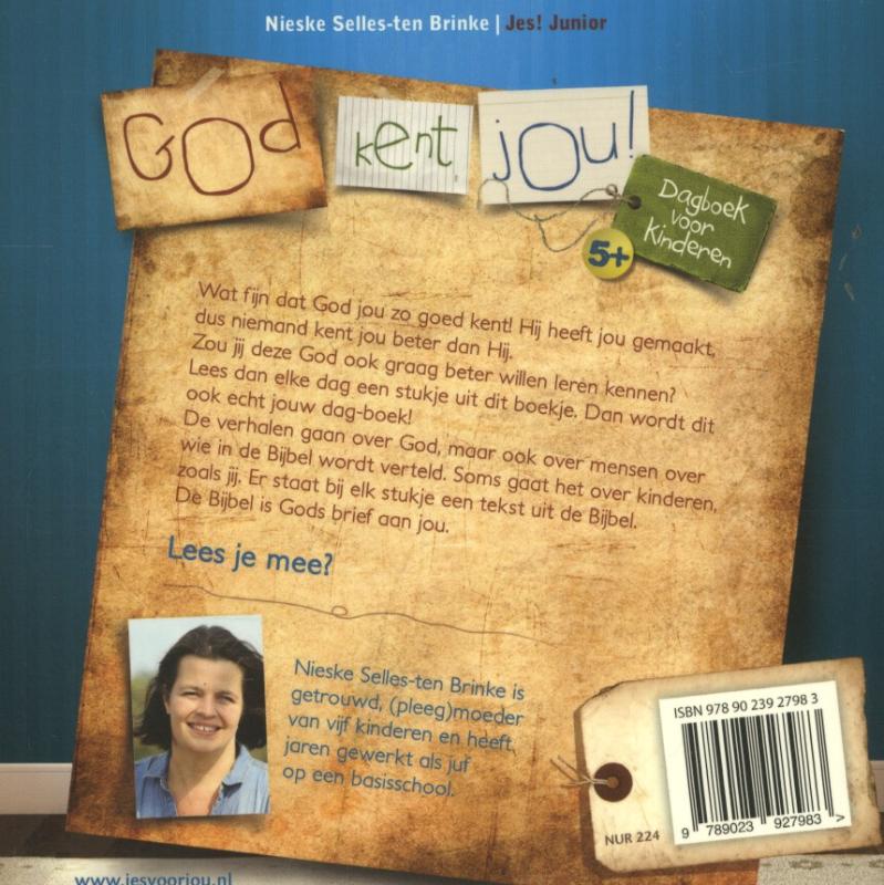 Productafbeelding: achterkant van God kent jou!