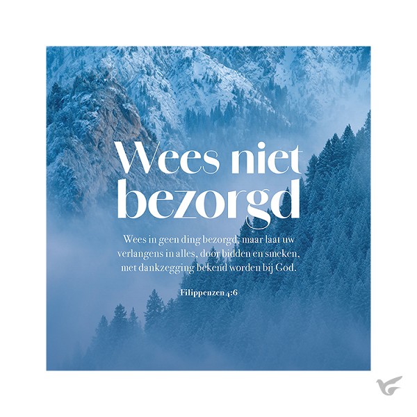 Productafbeelding: voorkant van Kaart Wees niet bezorgd