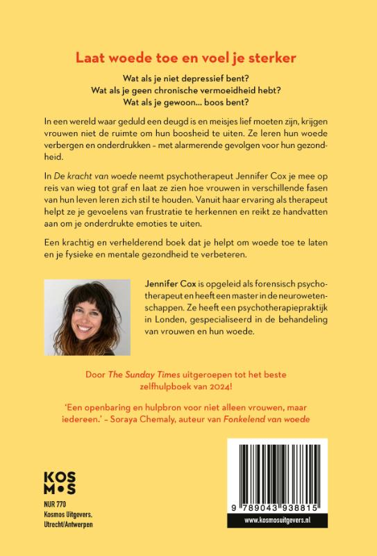 Productafbeelding: achterkant van De kracht van woede