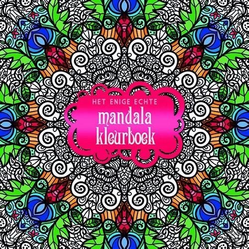 Productafbeelding: voorkant van Enige echte mandala kleurboek