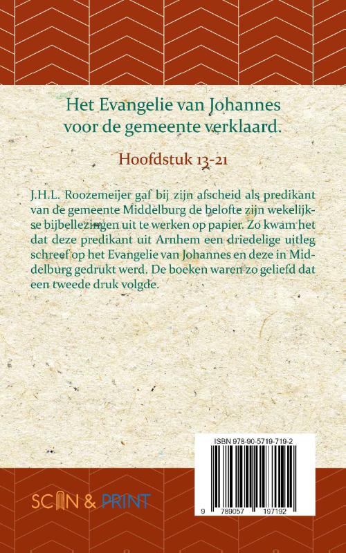 Productafbeelding: achterkant van Het Evangelie van Johannes voor de Gemeente verklaard 3