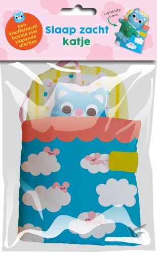 Productafbeelding: voorkant van Slaap lekker! Linnenboek met diertje om