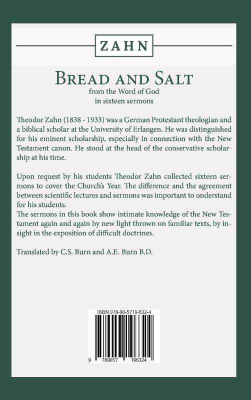Productafbeelding: achterkant van Bread and Salt from the Word of God