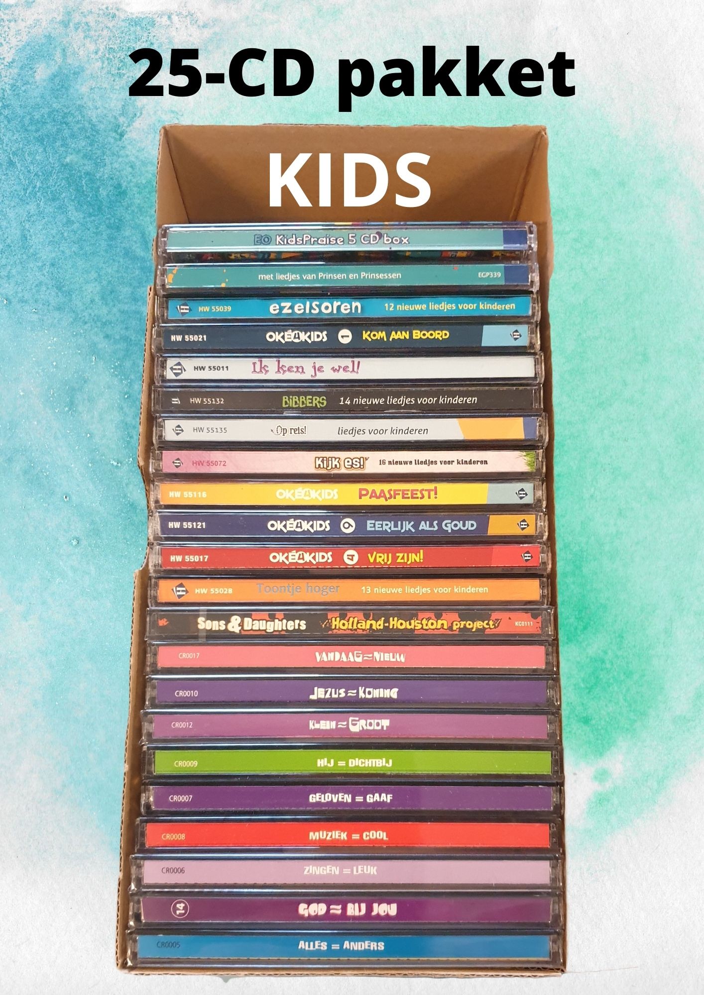 Productafbeelding: voorkant van KINDER 25-CD BOXSET