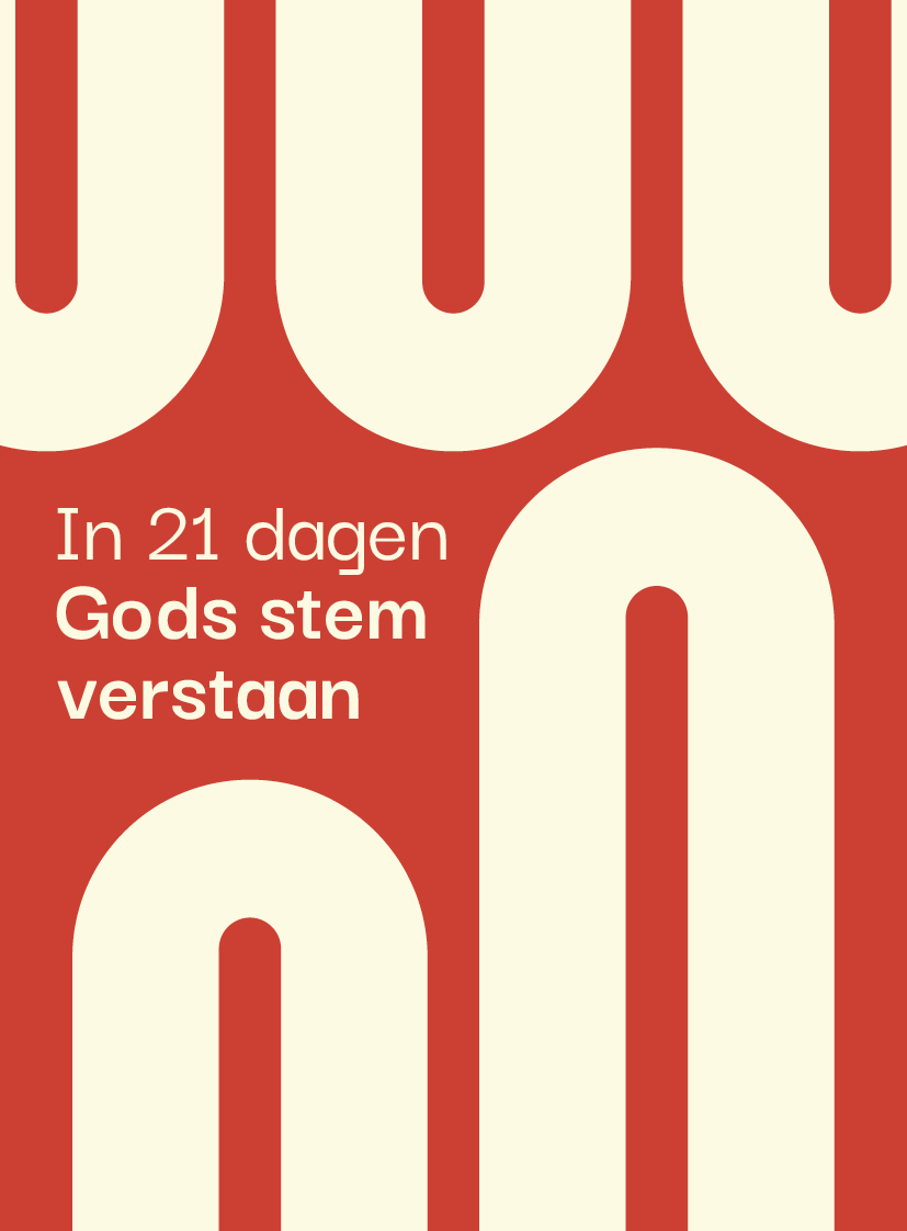 Productafbeelding: voorkant van In 21 dagen Gods stem verstaan (dagboek)