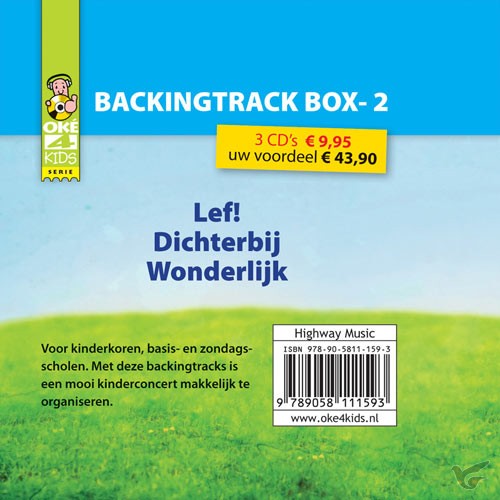 Productafbeelding: voorkant van Pakket BACKINGTRACK 2  (3 cd's)