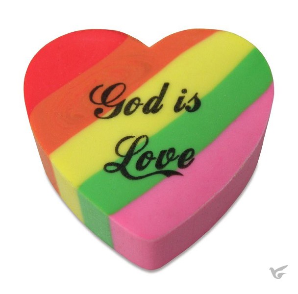 Productafbeelding: voorkant van Gum hartje God is love