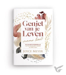 Productafbeelding: voorkant van Notitieboek Geniet van je leven-maar hoe