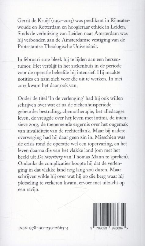 Productafbeelding: achterkant van De dood van dichterbij