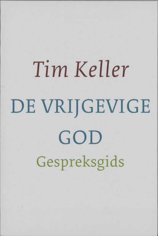 Productafbeelding: voorkant van De vrijgevige God gespreksgids