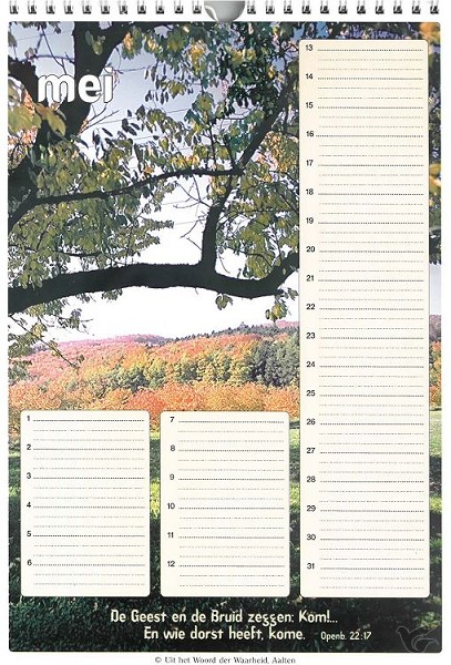 Productafbeelding: voorkant van Verjaardagskalender & jaarplanner